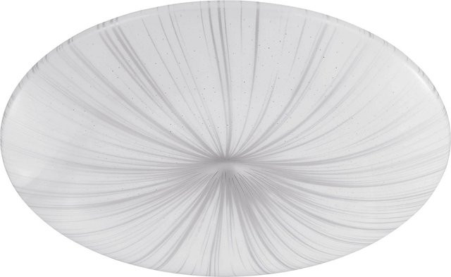 Eglo LED-Deckenleuchte Nieves rund in Silber und Weiß - Bild 1