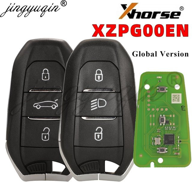 Xhorse XZPG00EN Universal ID46/4A Fernbedienung Auto Schlüssel für Peugeot Citroen DS, Schwarz, Globale Version - Bild 1