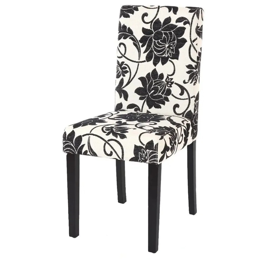 MCW Esszimmerstuhl Littau 2er-Set aus Textil Jacquard mit dunklen Beinen - Bild 3