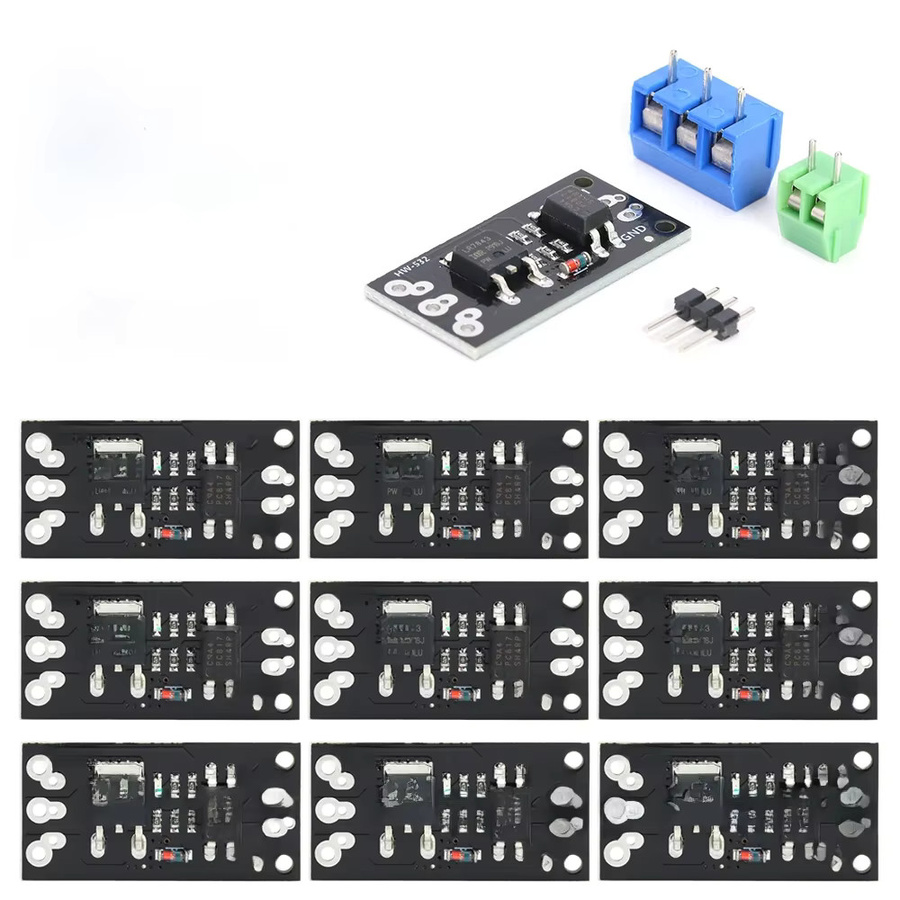 ALLOYSEED LR7843 Isoliertes MOSFET MOS Tube FET Modul mit High- und Low-Level-Controller, Schwarz, 5/10 Stück - Bild 4