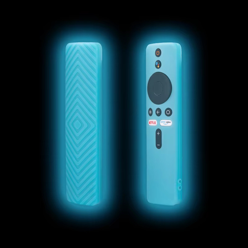 Silikon Schutzhülle für Xiaomi Mi TV Box S und Mi TV Stick Fernbedienung in Blau - Bild 3