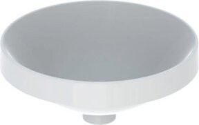 Geberit Einbauwaschtisch VariForm aus Keramik, rund, weiß, Durchmesser: 40 cm - Bild 1