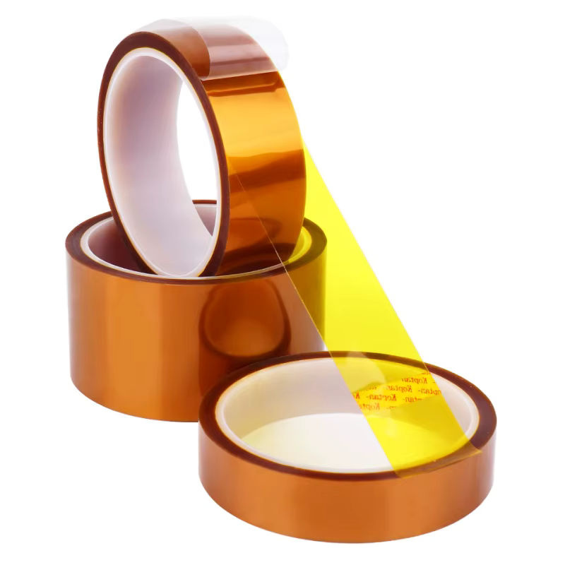 Doppelseitiges Kapton-Klebeband aus Polyimidfolie, hitzebeständig und orange, Breite: 3–100 mm - Bild 4