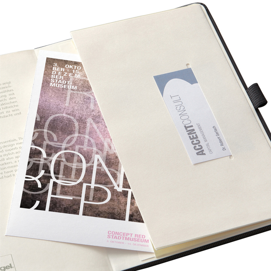 Sigel Conceptum Notizbuch blanko Hardcover Schwarz DIN A4 - Bild 2