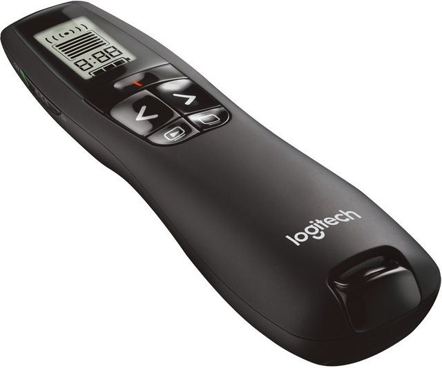 Logitech R700 Professional Presenter in Schwarz und Rot mit USB-A Anschluss - Bild 1