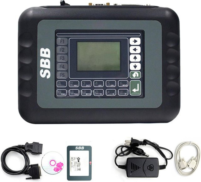YIQIXIN V46.02 SBB-Schlüsselprogrammierer in Schwarz für Toyota G-Chip und Auto-Fernbedienungen bis 2015 zur Pin-Code-Auslesung und Multi-Marken-Programmierung - Bild 1