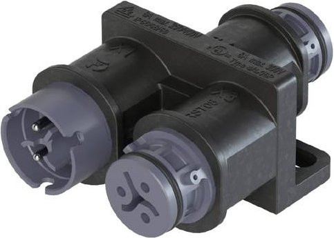 Wieland Electric Verteiler 4L.020.1141.4 in Grau - Bild 1