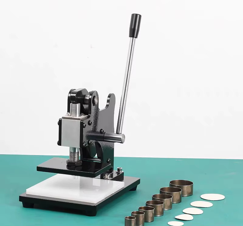Manuelle Stanzmaschine aus Metall in Schwarz für Papier und Leder - Bild 3