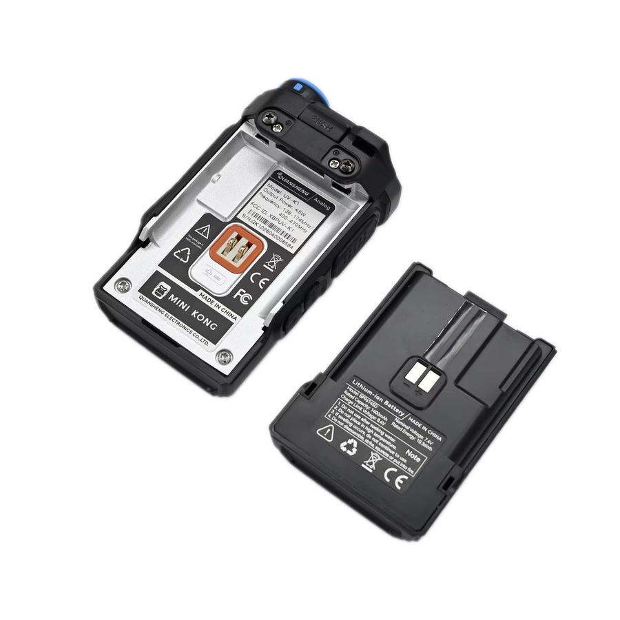 Quansheng UV-K1 Mini Walkie-Talkie in Schwarz mit AM/FM, USB-C und 1400mAh Akku - Bild 3