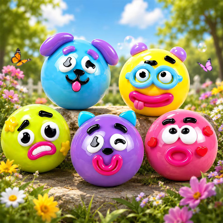 Smushers Curiosities Dog Face Swap Squishy, weiches formbares Spielzeug, multicolor - Bild 4