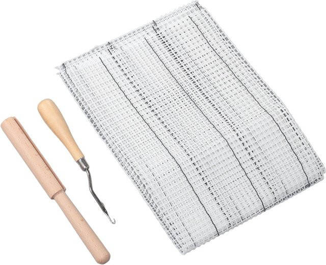 GoolRC Teppichknüpfsegment Stickwerkzeugset in Weiß für DIY-Gobelinarbeiten - Bild 1