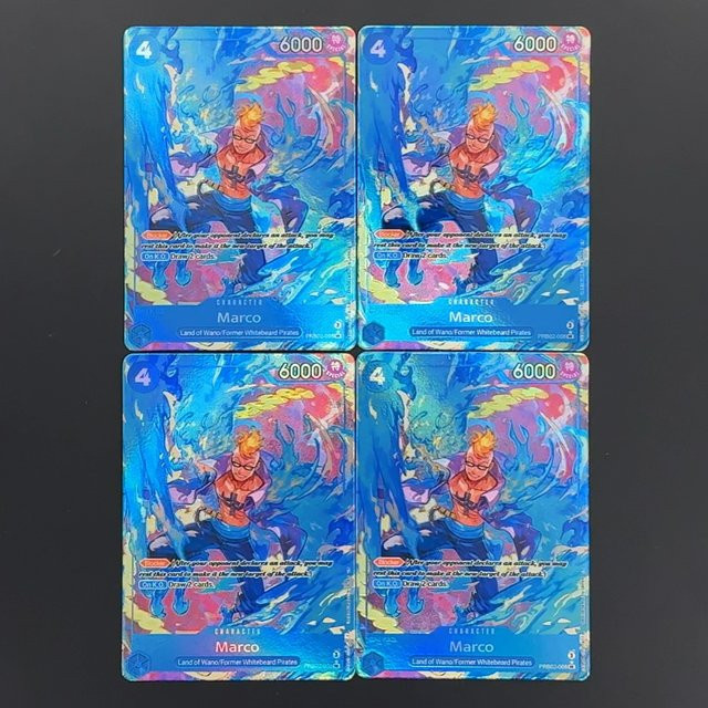 Bandai One Piece Marco Charakterkarte, Sammelkarten, Englisch - Bild 1