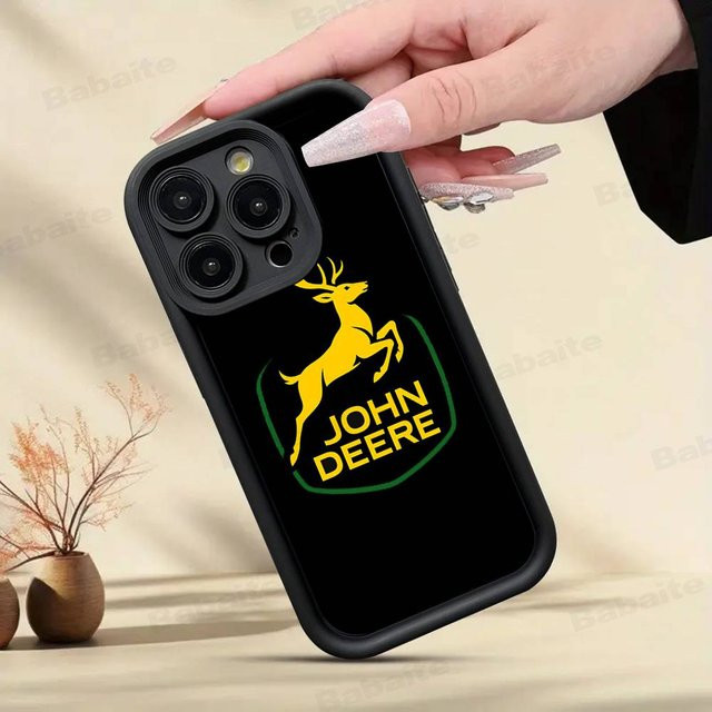 J-John Truck D-Deeres TPU Handyhülle für iPhone 16 15 14 13 12 11 Pro Max Plus in Grün und Schwarz - Bild 1