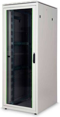 Digitus Netzwerkschrank DN-19 42U, 19 Zoll, Lichtgrau, B: 80 cm, H: 205,3 cm, T: 100 cm - Bild 1