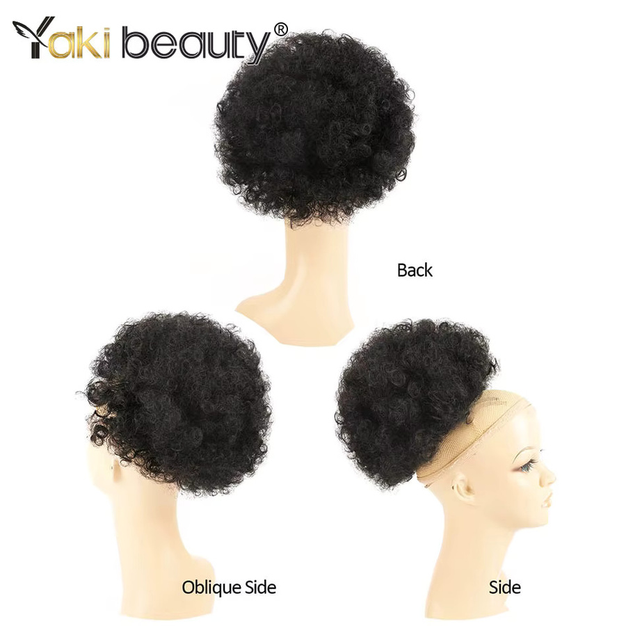 YAKIBEAUTY Afro Puff Haarverlängerung, Lockiges Haar - Bild 2