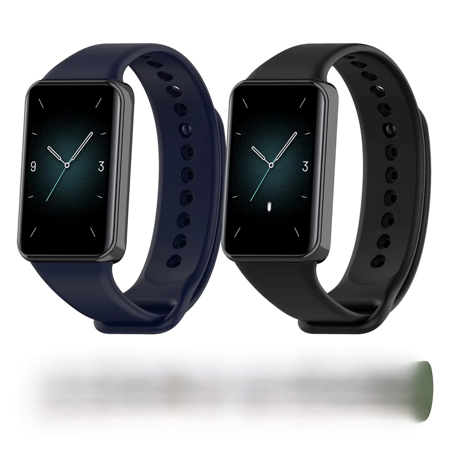 FIFATA Uhrenarmband Silikon, Schwarz, Unisex - Bild 4
