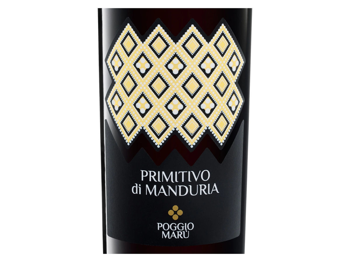 Poggio Maru Primitivo di Manduria DOP, trocken, Rotwein, 2024, 0,75 l - Bild 2