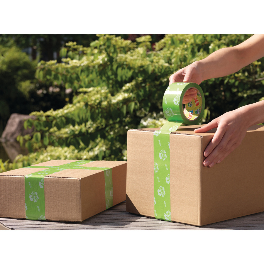 tesa tesapack STRONG RECYCLED Packband Grün, Breite: 50 mm, Länge: 66 m - Bild 2