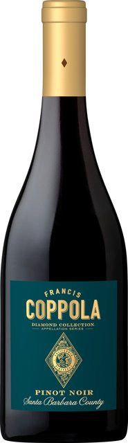 Francis Ford Coppola Winery Diamond Collection Pinot Noir, Rotwein, Santa Barbara County, 2022, trocken, 0,75 l - Bild 1