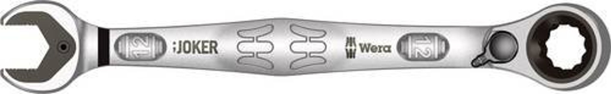 Wera Joker Switch Maul-Ringratschen-Schlüssel aus Chrom-Molybdän-Stahl, Farbe: Silber, Schlüsselweite: 12 mm, Länge: 17,1 cm - Bild 2