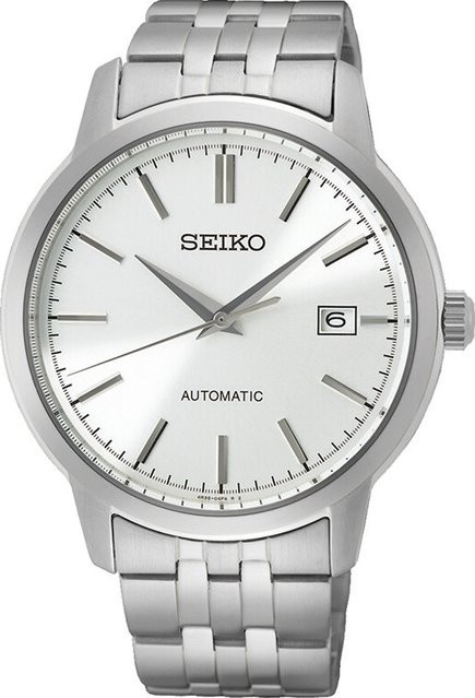 Seiko Armbanduhr Automatik, Edelstahl, Silber, 41 mm, Herren - Bild 1