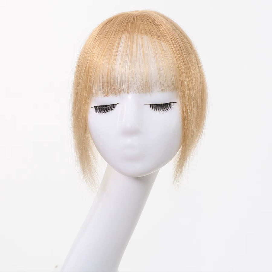 HAIRCUBE Pony-Haarteil, blondes Remy-Echthaar, 11,4 cm, Damen - Bild 3