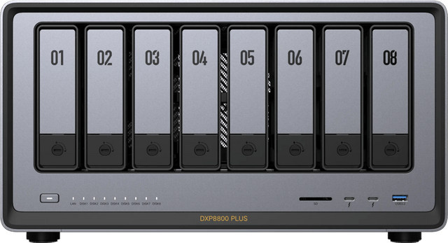 UGREEN NASync DXP8800 Plus NAS mit Thunderbolt in Grau - Bild 1