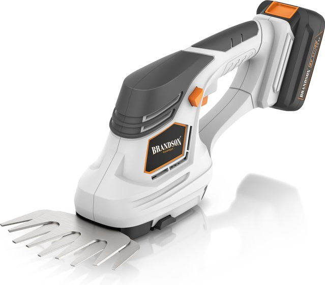 Brandson 2in1 Akku-Grasschere mit Grasmesser und Strauchmesser inklusive Akku und Ladegerät - Bild 1