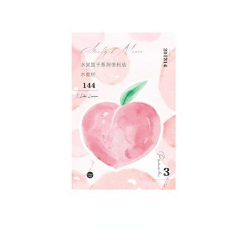 NATAWA Fruits Basket Aufkleber und Lesezeichen Set, 30 Blatt, rot und mehrfarbig - Bild 1