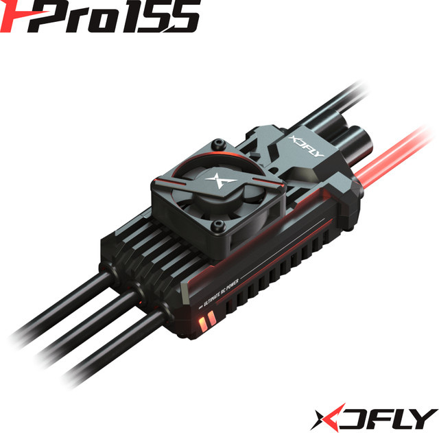 XDFly HPRO 155A ESC Geschwindigkeitsregler, Schwarz - Bild 1