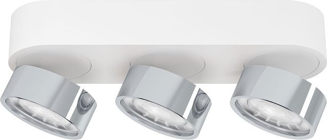 LUX-IT Swing 75 Round LED-Deckenstrahler 3-flammig in Weiß und Chrom mit dim2warm Funktion (1800K - 3000K) - Bild 1