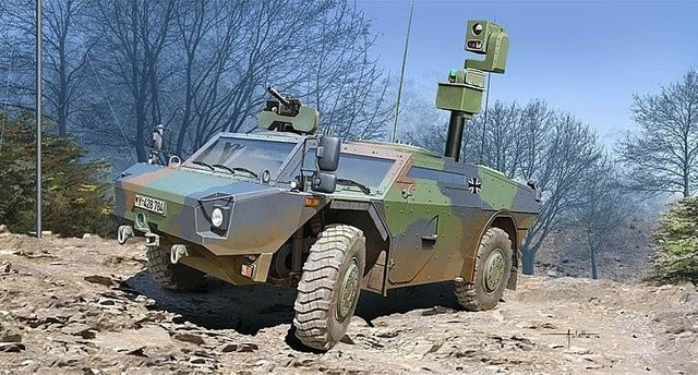 Trumpeter German Fennek LGS-German Version, Fahrzeuge, 1:35, Grün - Bild 1