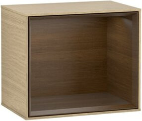 V&B Regalmodul Finion Wandregal mit Innenbeleuchtung in Eichenfurnier, B: 41,8 cm, T: 35,6 cm, H: 27,0 cm - Bild 1