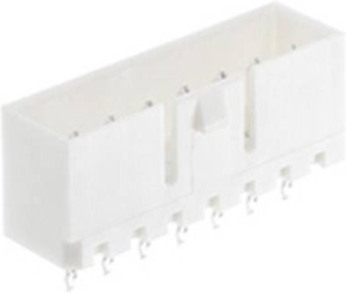 Molex Einbau-Stiftleiste Standard in Weiß mit 3,5 mm Rastermaß - Bild 1