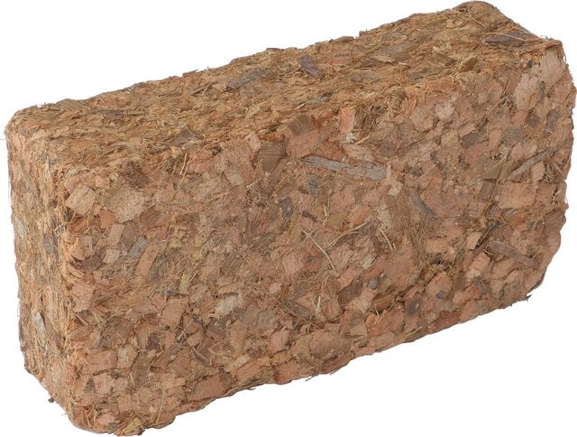 Proflora Kokosziegel grob - Torffreie Kokoserde aus Kokosfasern und Kokoshusk Chips, 30 x 5 l - Bild 1
