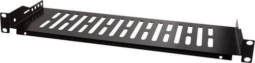 LogiLink Professional 19 Zoll Fachboden, Befestigung nur vorne, Tiefe: 150 mm, schwarz - Bild 1