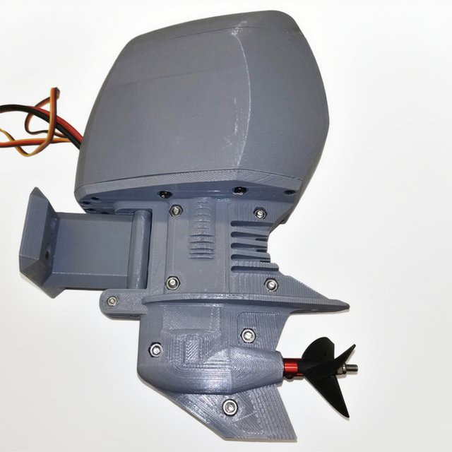 SHUAICHI Bürtenloser Motor RC Schiff Außenbordmotor, Zubehör - Bild 1