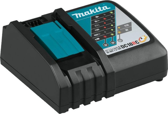 Makita DC18RC Batterieladegerät für Li-Ion Akkus in Schwarz - Bild 1