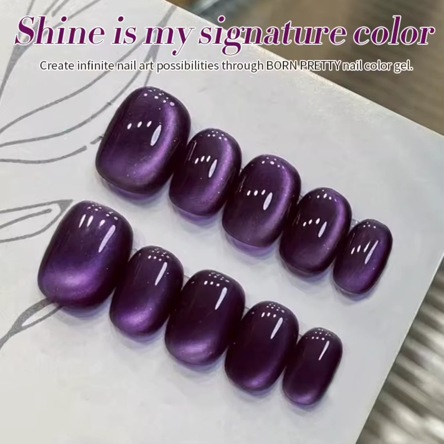 MIANEL Purple Water Light Nagellack, 12 ml, schimmernd - Bild 3
