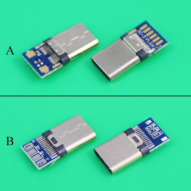 YuXi 10er Set Micro-USB und USB-C 12-Pin Schnellladestecker Buchsen für dein Handy - Bild 1