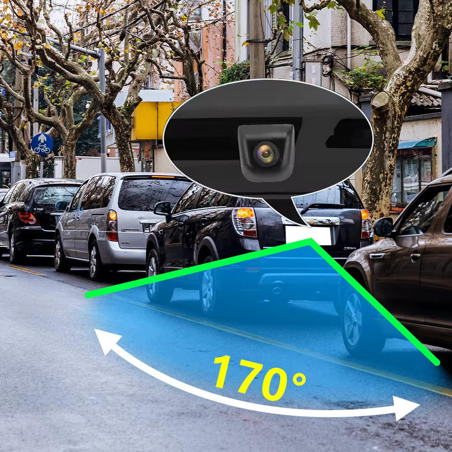 BOSSCAR HD Rückfahrkamera mit 170 Grad Sichtwinkel und Nachtsicht in Schwarz - Bild 4
