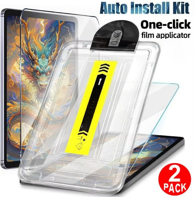 2 Stück gehärtetes Glas Displayschutzfolien für Samsung Galaxy Tab S10 FE Plus S9 S8 S7 S9 Plus S6 S10 Lite Tab A9 Plus, transparent - Bild 1