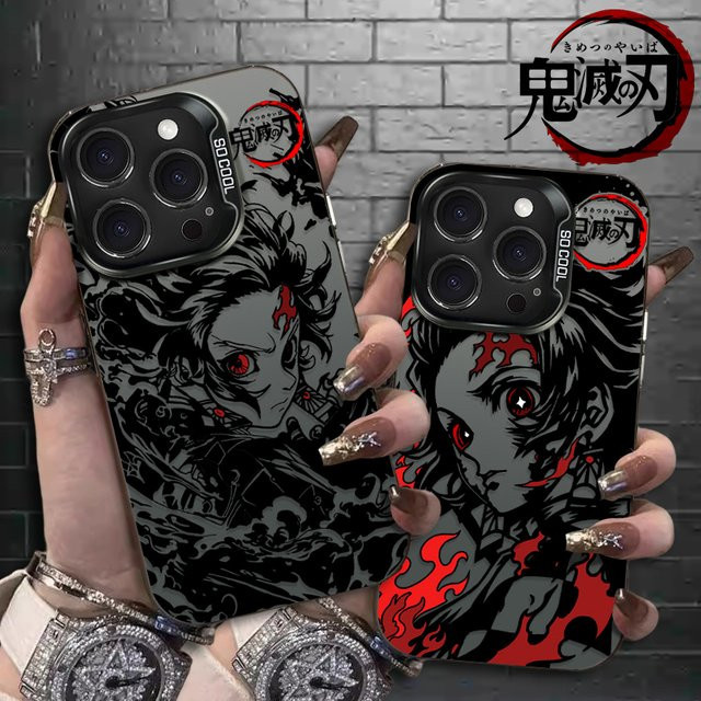 Bandai Demon Slayer Anime Tanjiro Kamado Handyhülle für iPhone 17 16 15 14 13 12 11 Pro Max Multicolor - Bild 1