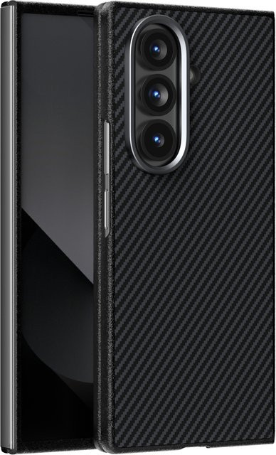 Magsafe Magnetische Schutzhülle aus Carbon Fiber für Samsung Galaxy Z Fold 7, Z Fold 6 und Z Fold 5 in Schwarz oder Lila - Bild 1