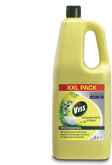 Diversey Viss Professional Scheuermilch Citrus Gelb, 6 x 2 l - Bild 1
