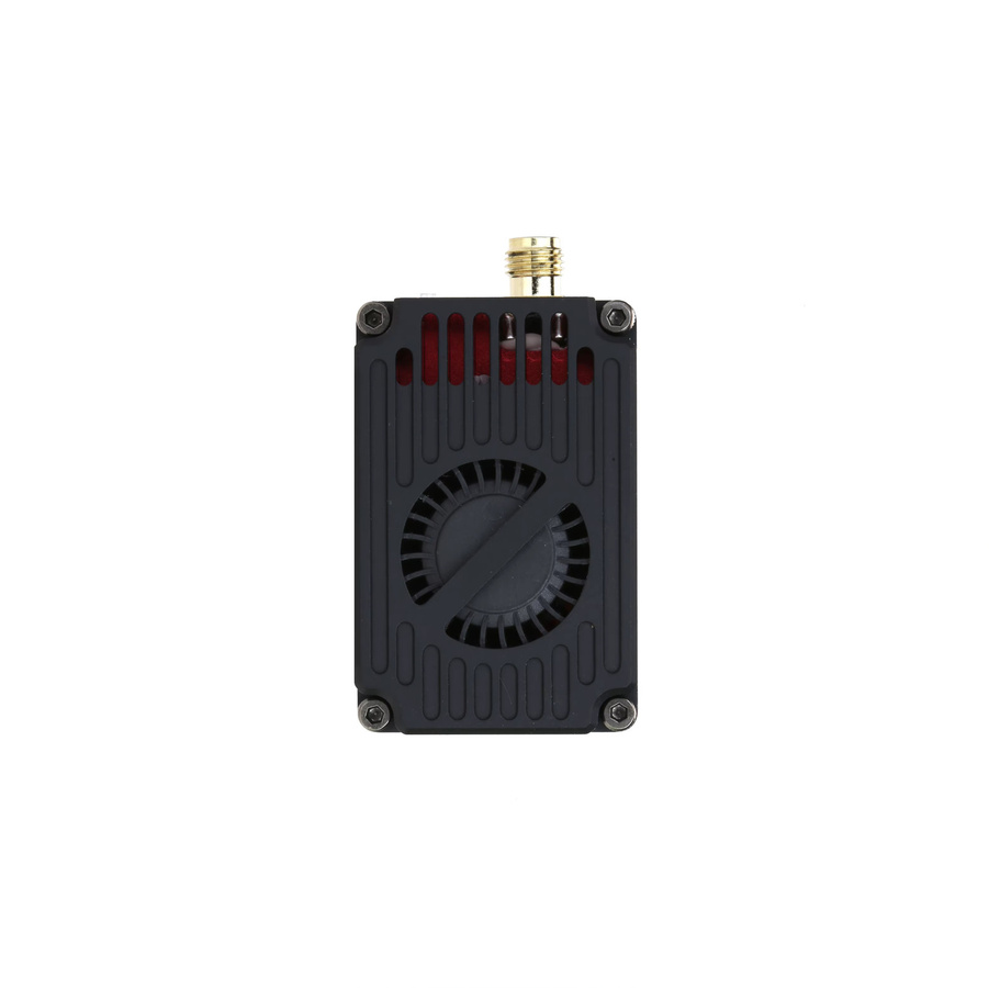 RUSHFPV 3.3G 4W VTX Videoübertragungssender mit RHCP 1.85dBi SMA-Sende-VRX-Modul für RC-Langstrecken-FPV-Drohnen in Schwarz - Bild 2