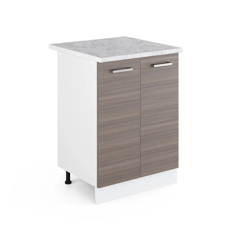 Vicco Küchenunterschrank R-Line Küchenkommode Grau/Weiß B/T/H: 60 x 60 x 81,6 cm - Bild 2