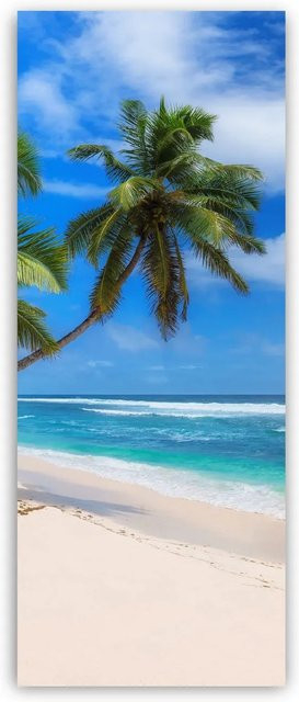 Walllux Duschrückwand Paradies Strand aus Alu-Verbund, B/H: 100 x 255 cm - Bild 1
