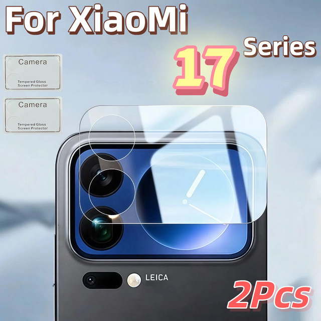 Xiaomi 17 Pro Max Schutzset mit Rückseiten-Schutzfolie und gehärtetem Glas für den Objektivschutz in Transparent - Bild 1