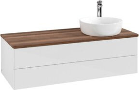 V&B Waschtischunterschrank Antao mit Beleuchtung, Farbe: Weiß, B/T/H: 120 x 50 x 50 cm - Bild 1